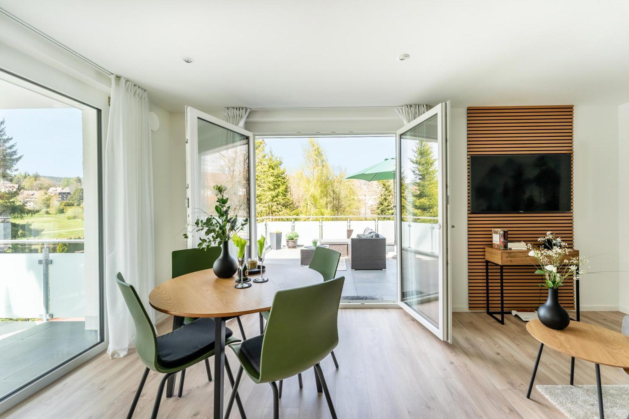Luxuswohnung Traumblick - Neubau 2023 Schluchsee Eksteriør bilde
